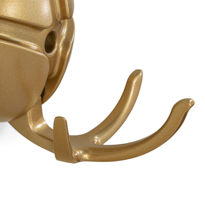 Spinder Design kapstok Tick - Goud | Goud - 3 haken