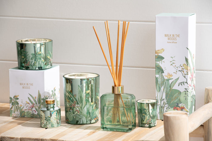 J-Line geurolie + stokjes Walk In The Woods - Evergreen & Si