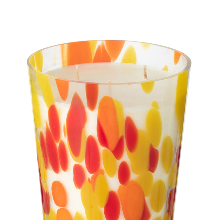 J-Line geurkaars Noa - rood|geel - medium - 68U