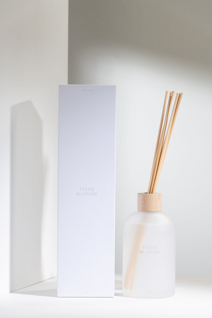 J-Line geurolie + stokjes Accords Essentiels - Fleur Blanche