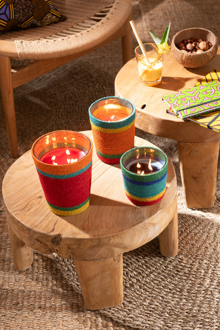 J-Line geurkaars Mand - Woody Aurora - mix - large - 75U - 2