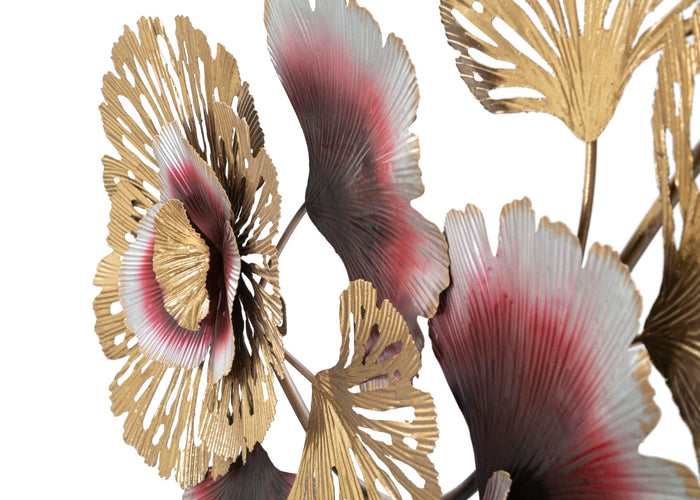 3D decoratief paneel in veelkleurig metaal 130x5,5x54 cm