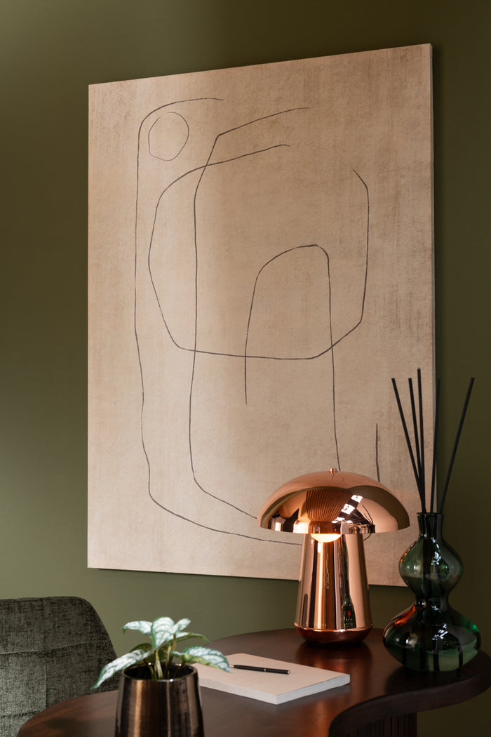 J-Line geurolie + stokjes Cedar Breeze - glas - donkergroen