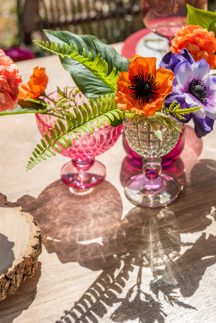 J-Line boeket Klaproos - kunststof - geel