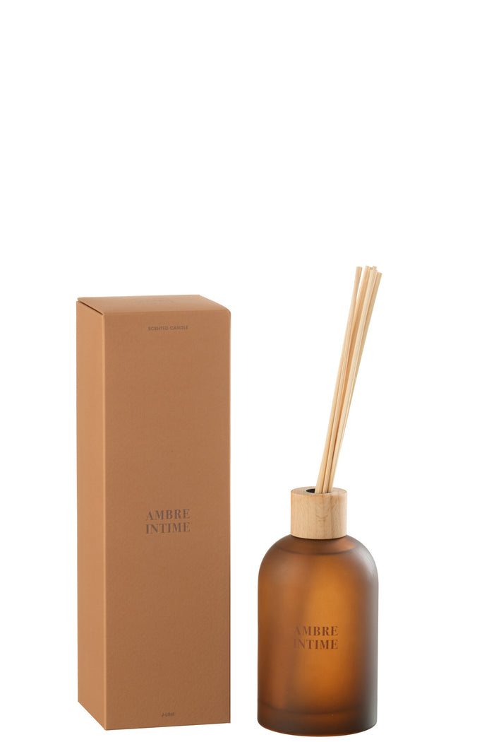 J-Line geurolie Accords Essentiels - Ambre Intime - oker - 250 ml