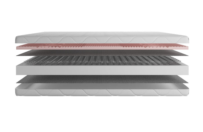 Meubella - Matras Antony - Bonellvering met massageschuim - 180x200 cm