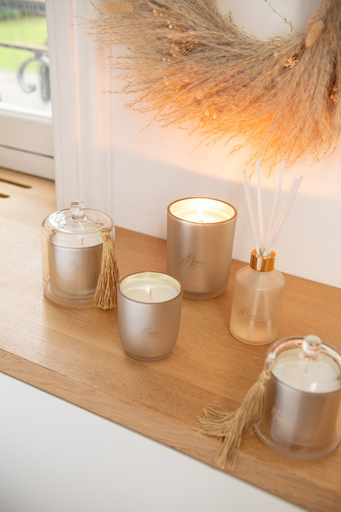 J-Line geurkaars Stolp Merci - beige - small - 30U