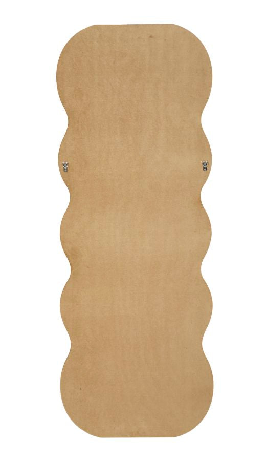 Wandspiegel met gouden fluwelen lijst 60x6x160 cm