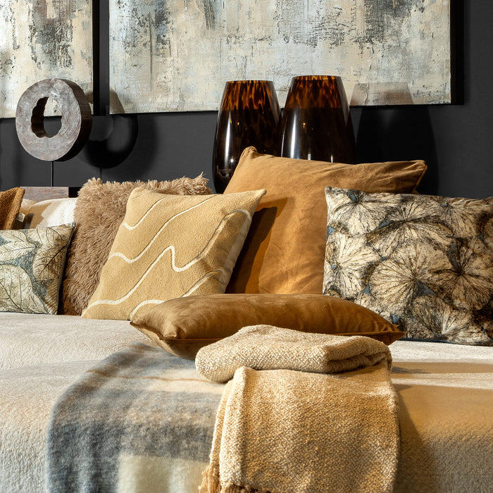 Dutch Decor sierkussen FINN - 60x60 cm Tobacco Brown