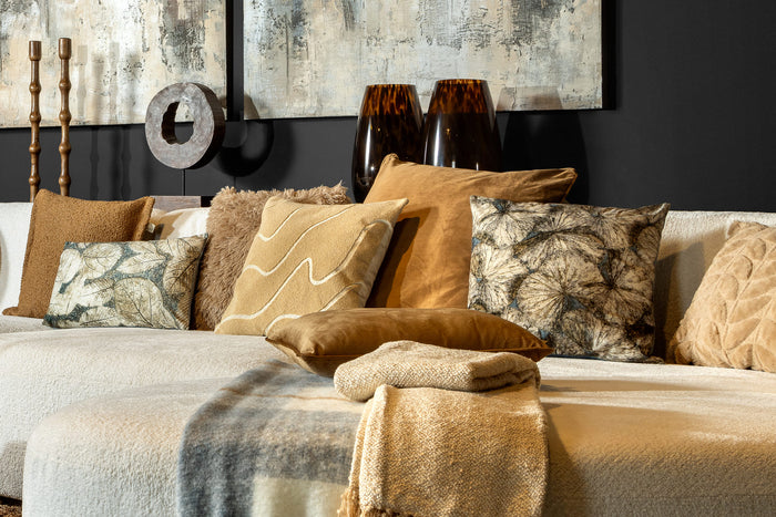 Dutch Decor sierkussen FINN - 60x60 cm Tobacco Brown