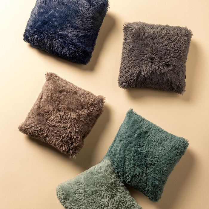 Dutch Decor kussenhoes FLUFFY - 45x45 cm Insignia Blue