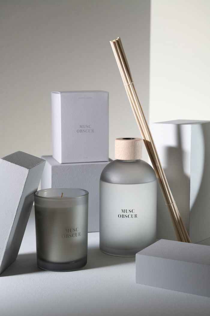 J-Line geurolie + stokjes Accords Essentiels - Musc Obscur -