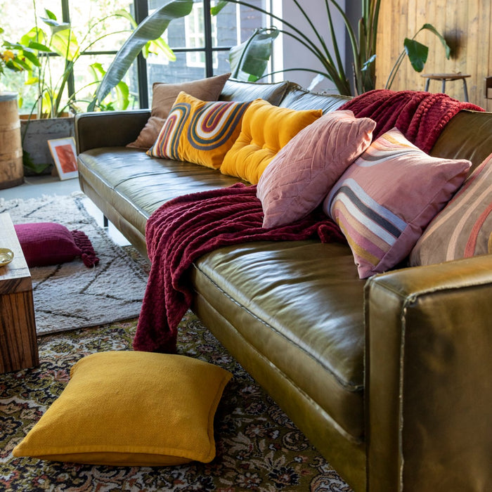 Dutch Decor sierkussen BOWIE - 45x45 cm Golden Glow