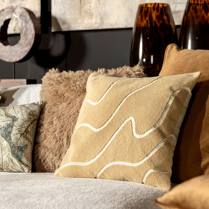 Dutch Decor kussenhoes CIRI - 45x45 cm Semolina