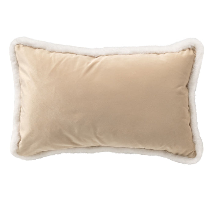 Arbre - Kerst sierkussen - 30x50 cm, wit