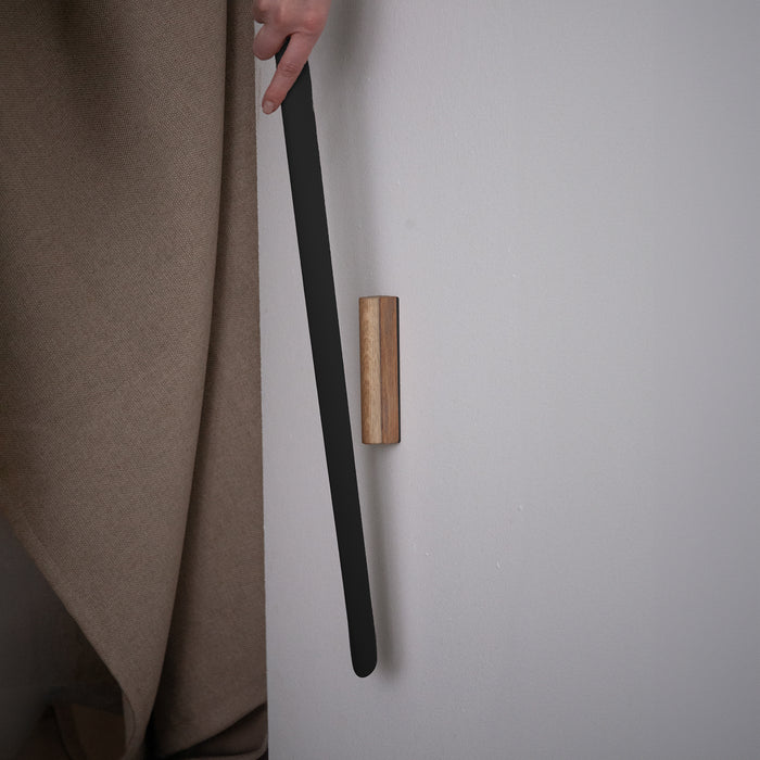 Spinder x BUDDE schoenlepel Don - Zwart - Magneethouder