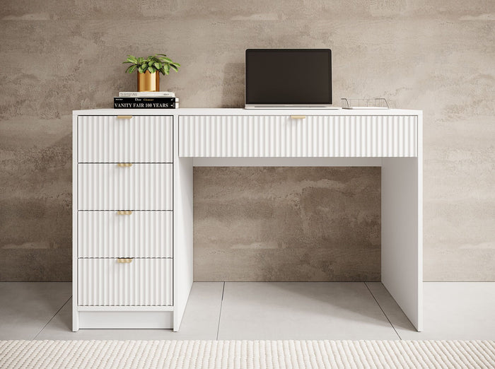 Meubella - Kaptafel Tavares - Wit - 120 cm