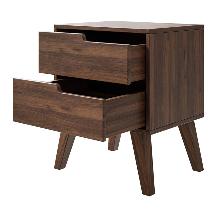 by fonQ Nordo Nachtkastje - Rechts - Walnoot