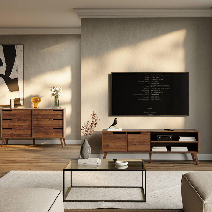 by fonQ Nordo Tv-meubel - Walnoot