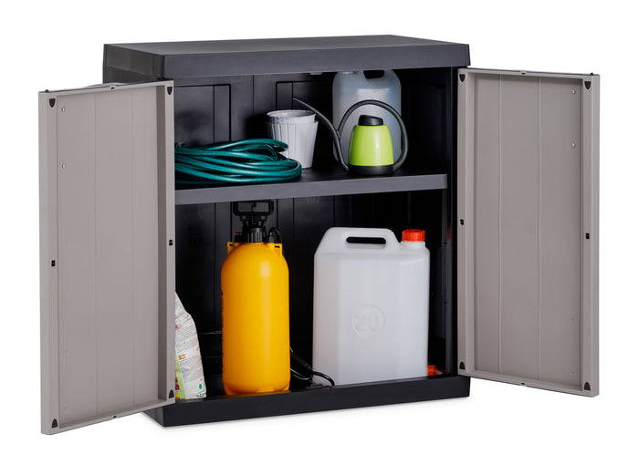 Toomax Bios mega opbergkast laag - lichtgrijs|antraciet