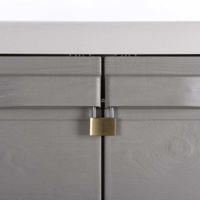 Toomax Woody's XL opbergkast laag - lichtgrijs|donkergrijs