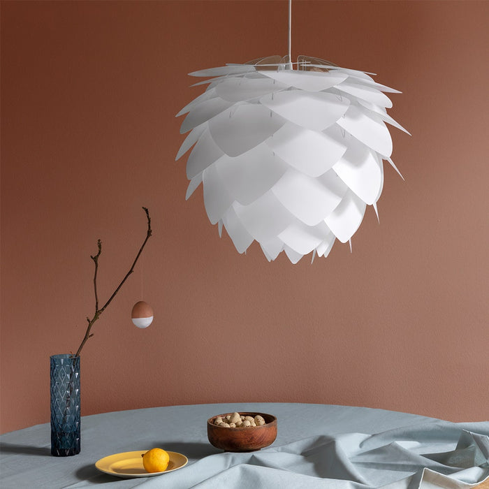 Umage Silvia Medium hanglamp white - met koordset zwart - Ø 50 cm