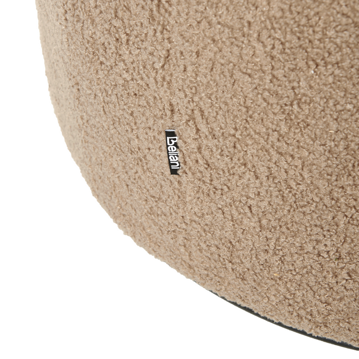 Beliani - DAVIK - Fauteuil - Taupe - Bouclé