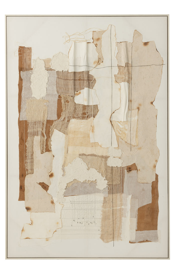 J-Line schilderij Dob - canvas|dennenhout - mix