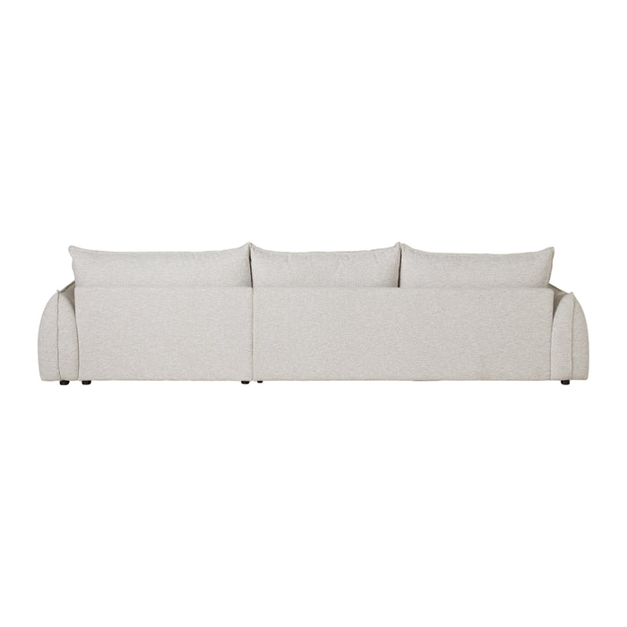 by fonQ Tovy Hoekbank met Chaise Longue Rechts - Naturel Melange