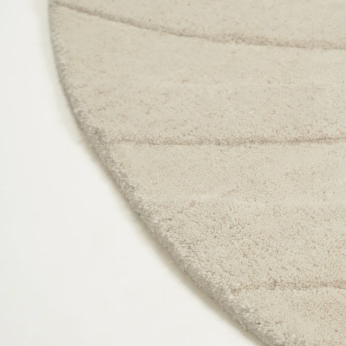 by fonQ Groovy Vloerkleed Ø 240 cm - Beige