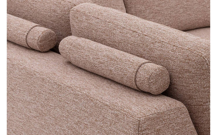 Goossens U Bank Valdena, Ligelement links + 3 zits zonder arm + chaise