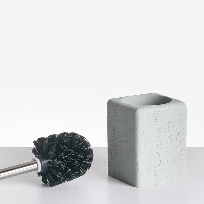 Beliani - VILCANOTA - Badkameraccessoireset - Grijs - Polyresin