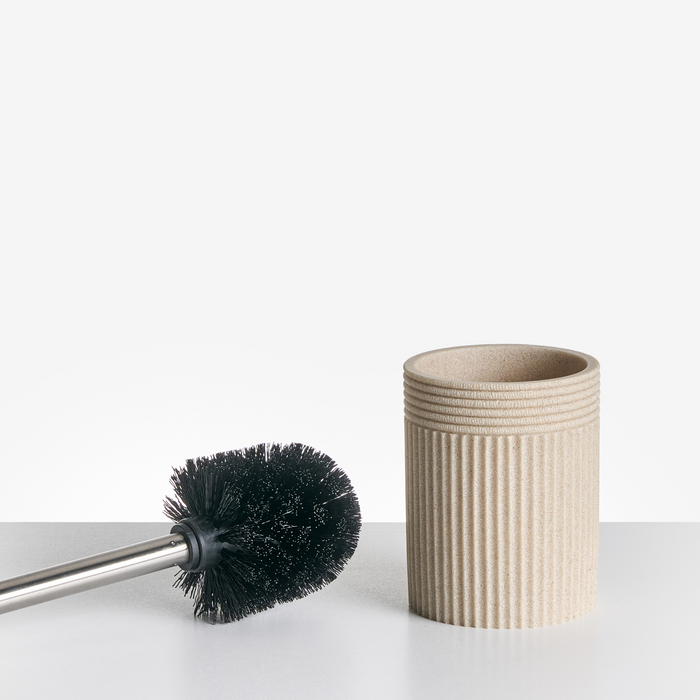 Beliani - HUARMEY - Badkameraccessoireset - Lichtbeige - Polyresin