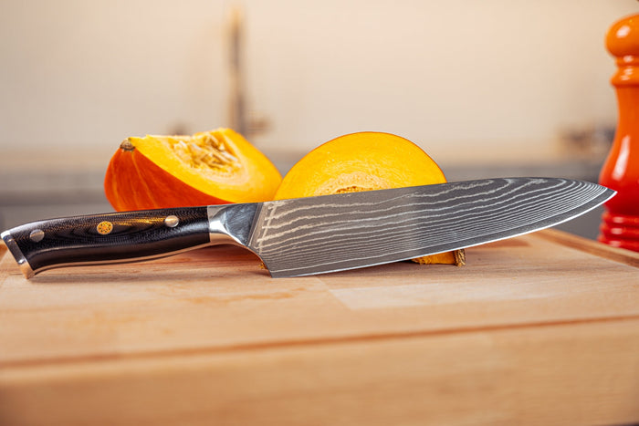 Blackwell Messenset (Koksmes + Groentemes + Officemes) - Japanse stijl - 67 lagen damaststaal - VG10 - 3-delig