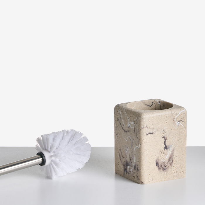 Beliani - VILCANOTA - Badkameraccessoireset - Beige - Polyresin