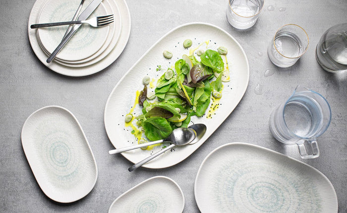 ID Fine Pizzabord - Glacier - Porselein - 32 cm - set van 2