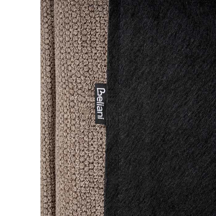 Beliani - TARASCON - Tweepersoonsbed - Taupe - 180 x 200 cm - Stof