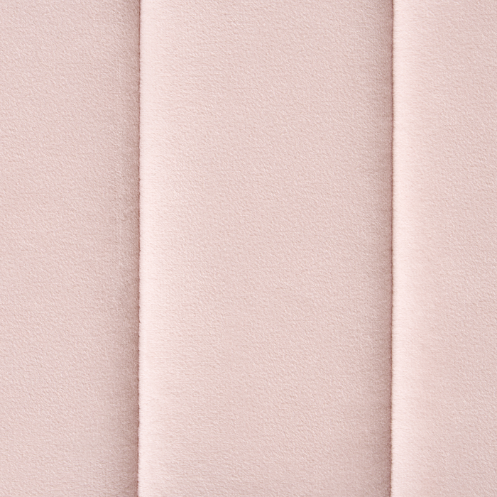 Beliani - LUNAN - Bed - Pastelroze - 120 x 200 cm - Fluweel