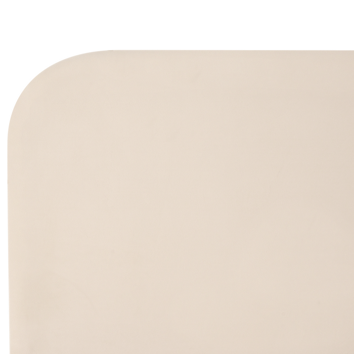 Beliani-FLAYAT-Eenpersoonsbed-Lichtbeige-120 x 200 cm-Fluweel