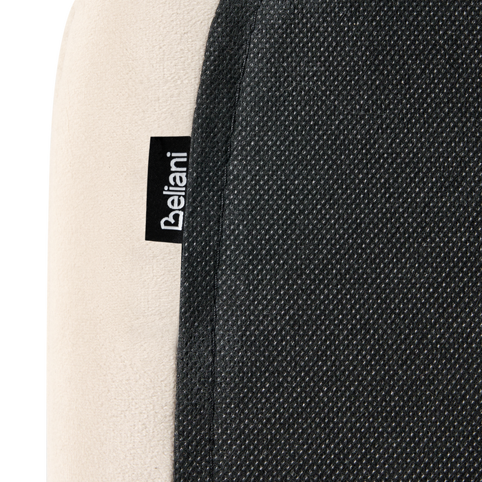 Beliani-FLAYAT-Eenpersoonsbed-Lichtbeige-120 x 200 cm-Fluweel