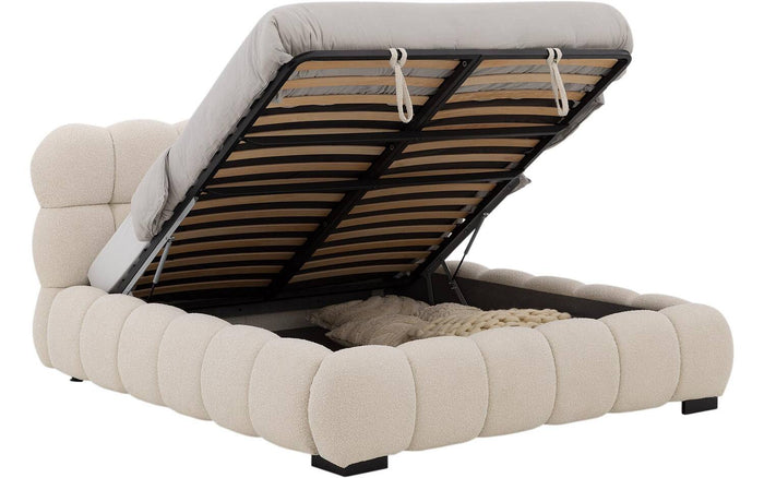 Goossens Gestoffeerd Bedframe Cloud Xl Storage - 140 x 200 - Ahenk
