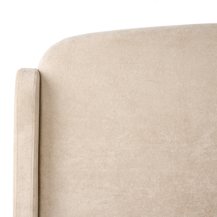 Beliani-BERNAY-Bed met opbergruimte -Taupe-160 x 200 cm-Polyester