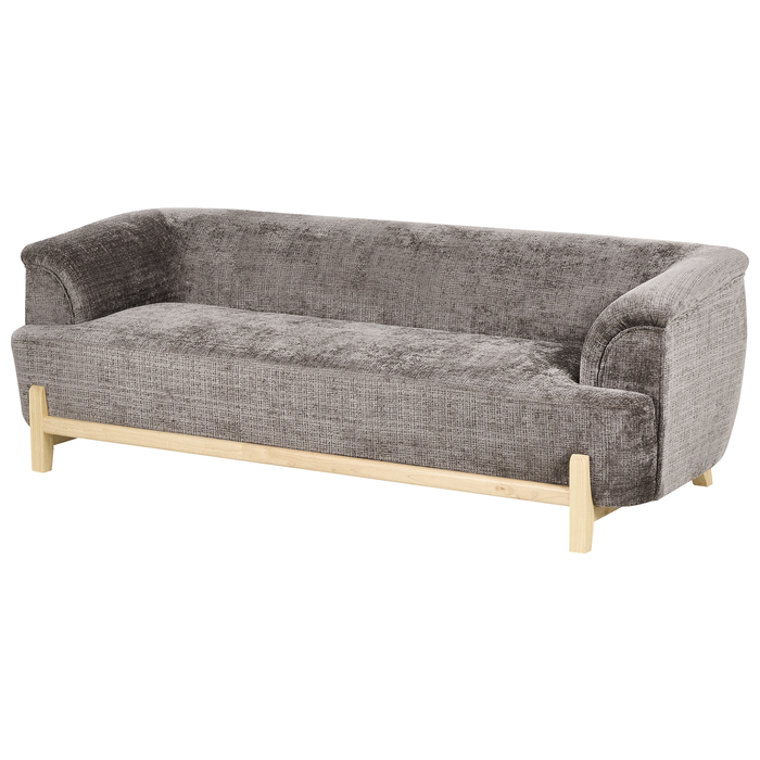 Beliani - ALNOR - Driezitsbank - Bruin - Chenille