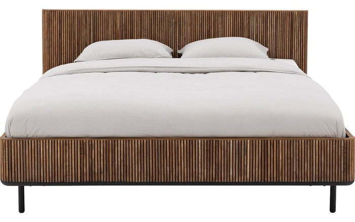Goossens Bedframe Adel - 180 x 200 - Teak blank was - Hout