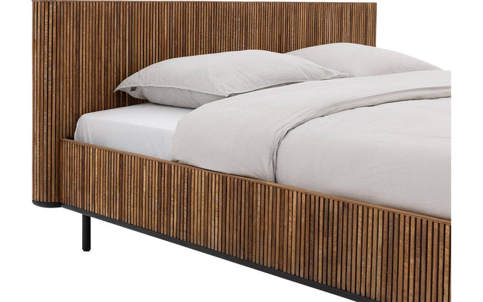 Goossens Bedframe Adel - 180 x 200 - Teak blank was - Hout