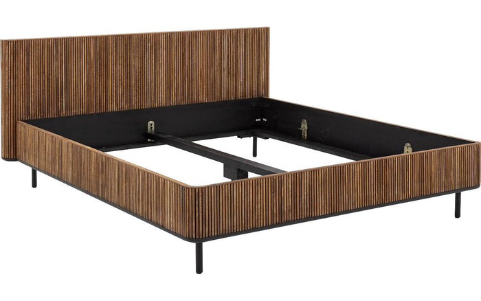 Goossens Bedframe Adel - 180 x 200 - Teak blank was - Hout