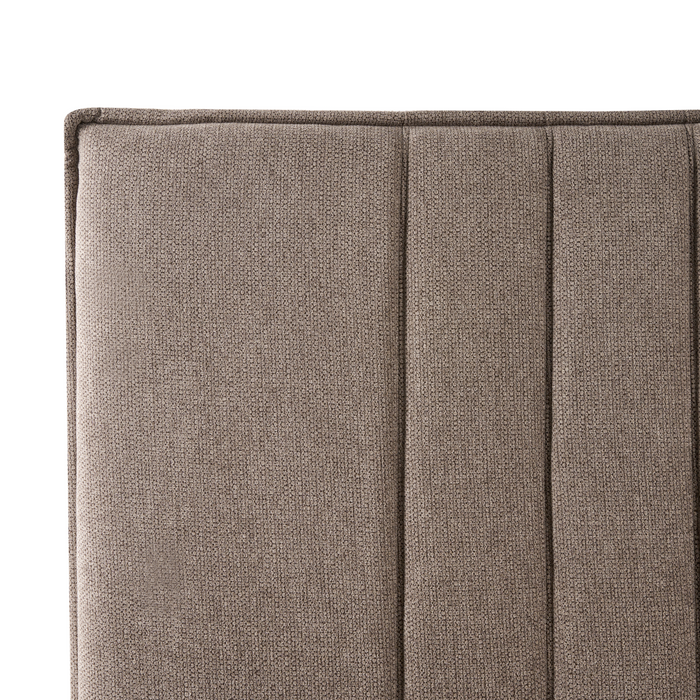 Beliani - TARASCON - Tweepersoonsbed - Taupe - 180 x 200 cm - Stof