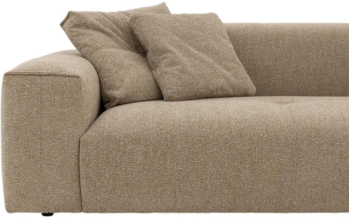 Goossens Loungebank Lago, 3,5 arm links + chaise longue rechts