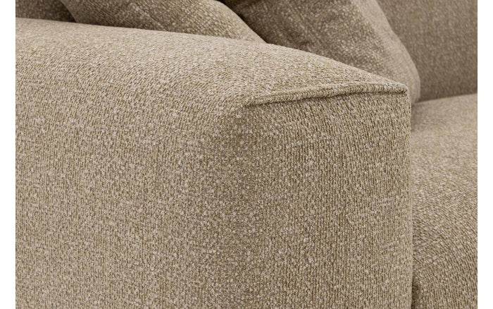 Goossens Loungebank Lago, 3,5 arm links + chaise longue rechts