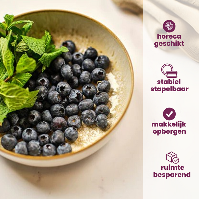 Cosy & Trendy Kommen Baltic Luna ø 14 cm - 6 stuks